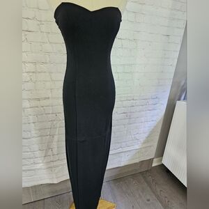 Revolve NBD Jerome Gown | Black w/Mesh Sides | Small | NWT